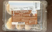 Mini beignets chocolat noisettes