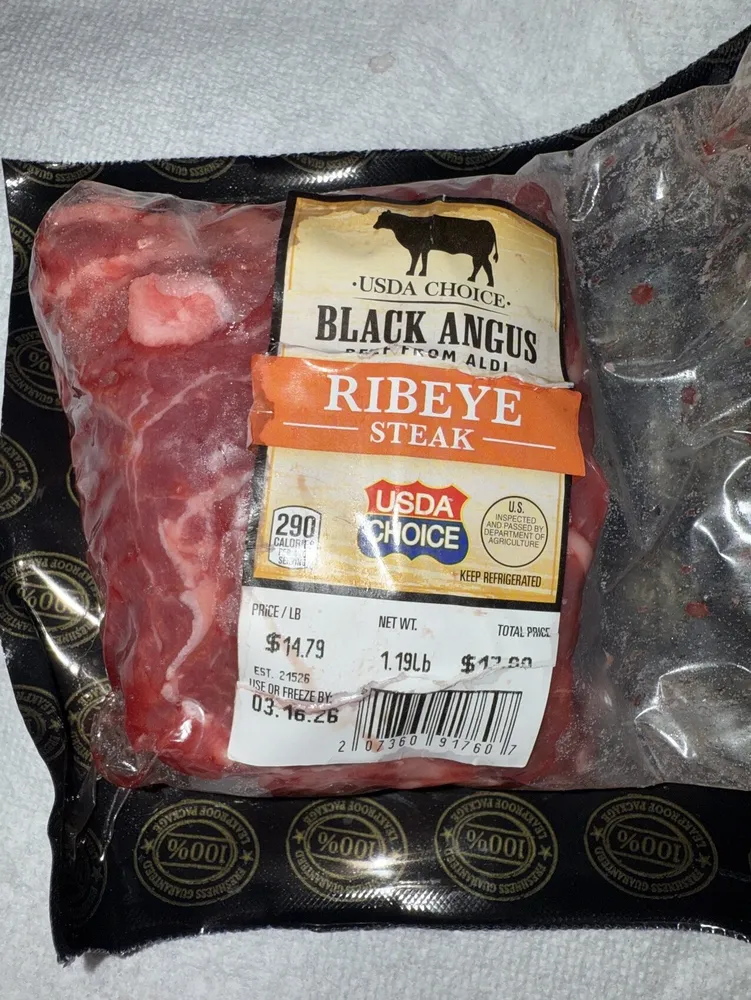 Black Angus Ribeye Steak