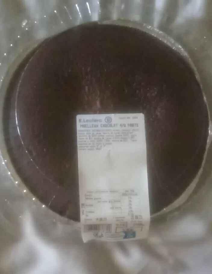 Moelleux chocolat 4/6 parts