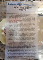 Bûche crème brûlée griotte
