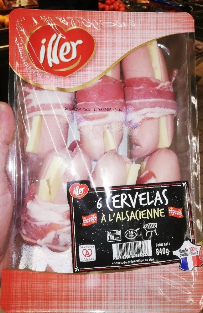 Cervelas à l'alsacienne