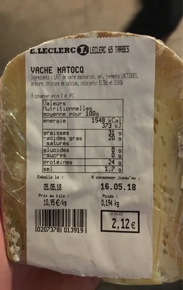 Vache matocq
