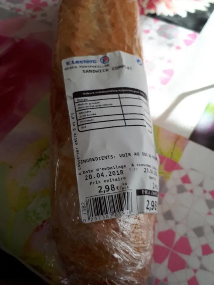 Sandwich complet