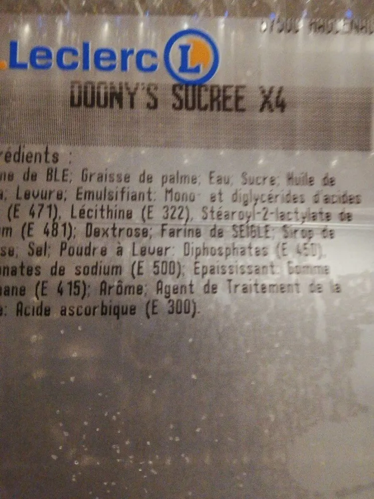 Doony's sucrée