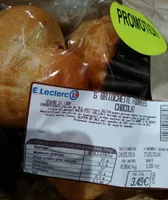 6 Briochettes fourrées chocolat