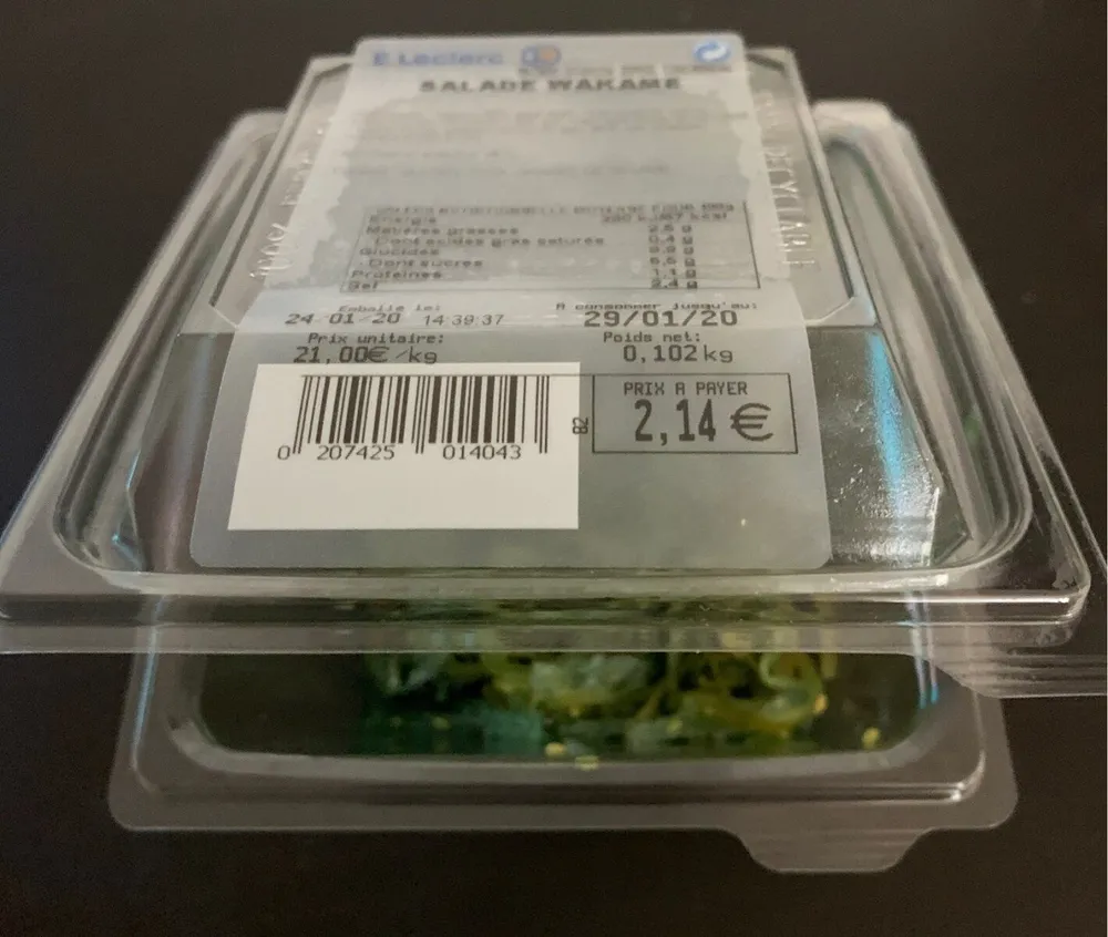 Salade de wakame