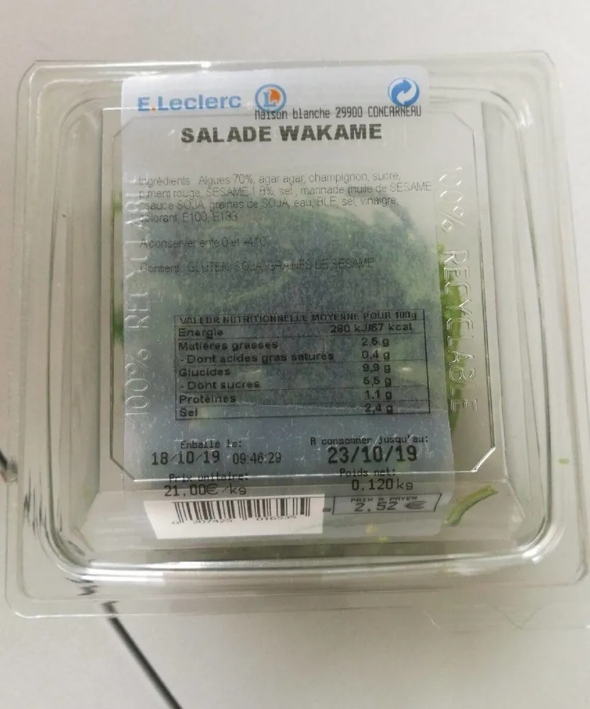 Salade Wakame