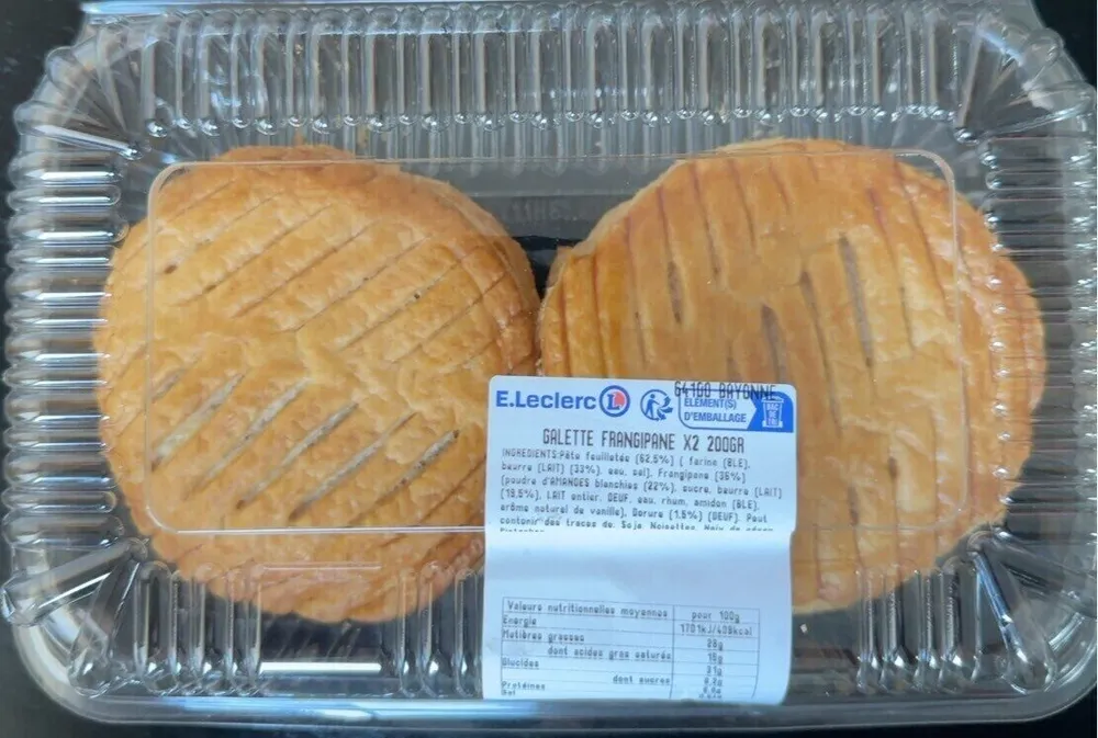 Galette frangipane x2 200gr