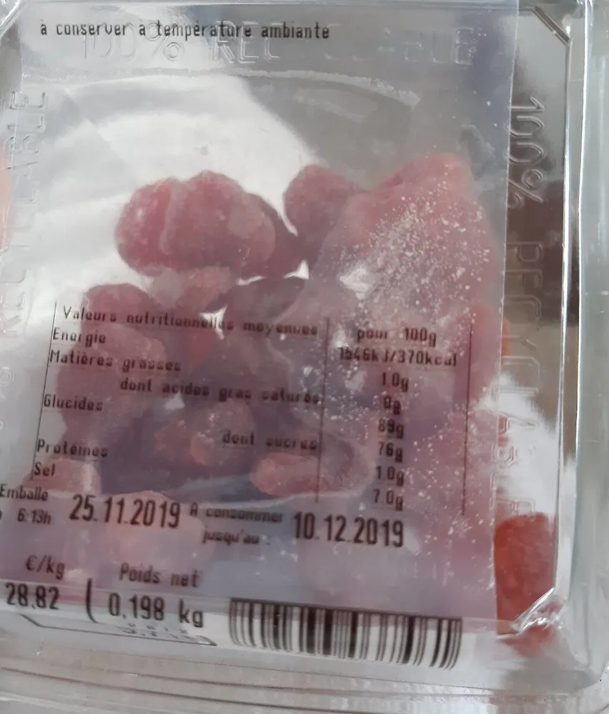 Fraise séchée