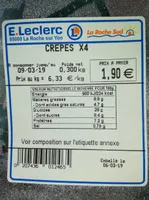 Crêpes maison