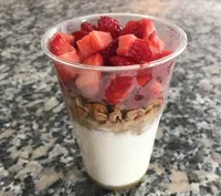 Shaker fromage blanc fraises