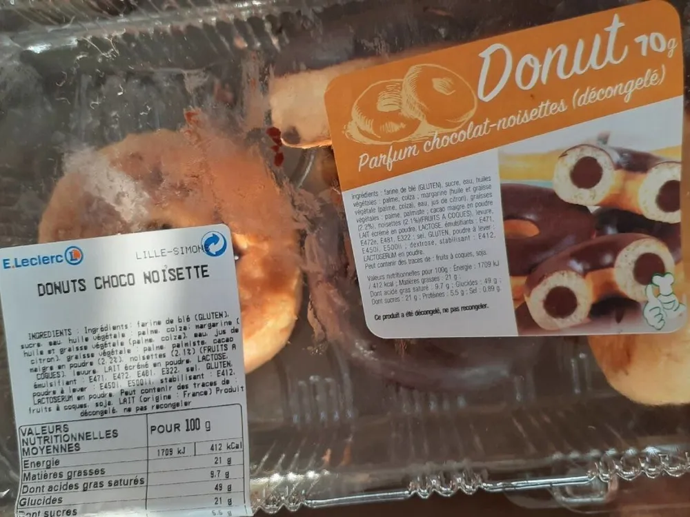 Donuts chocolat noisette