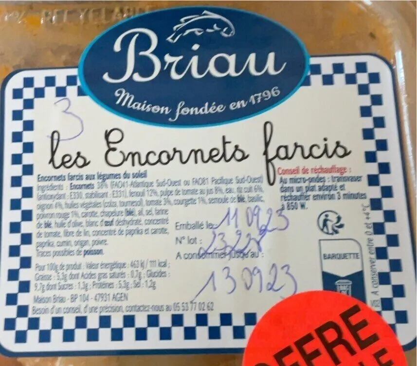 Encornets farcis