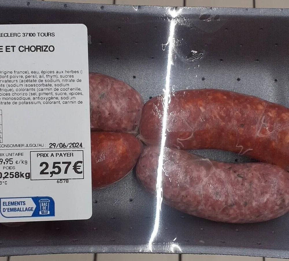 Saucisse et chorizo