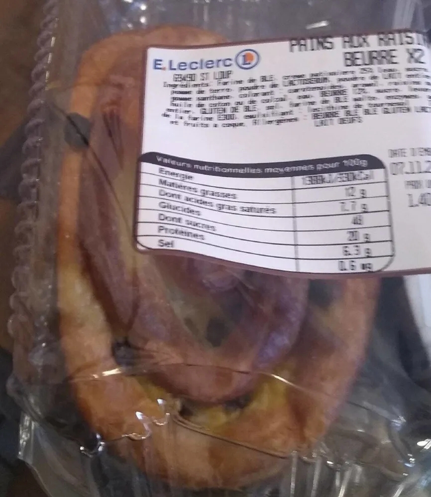 Pain au raisin