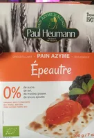 Pain Azyme épeautre