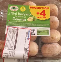 Mini-beignets fourrés aux pommes
