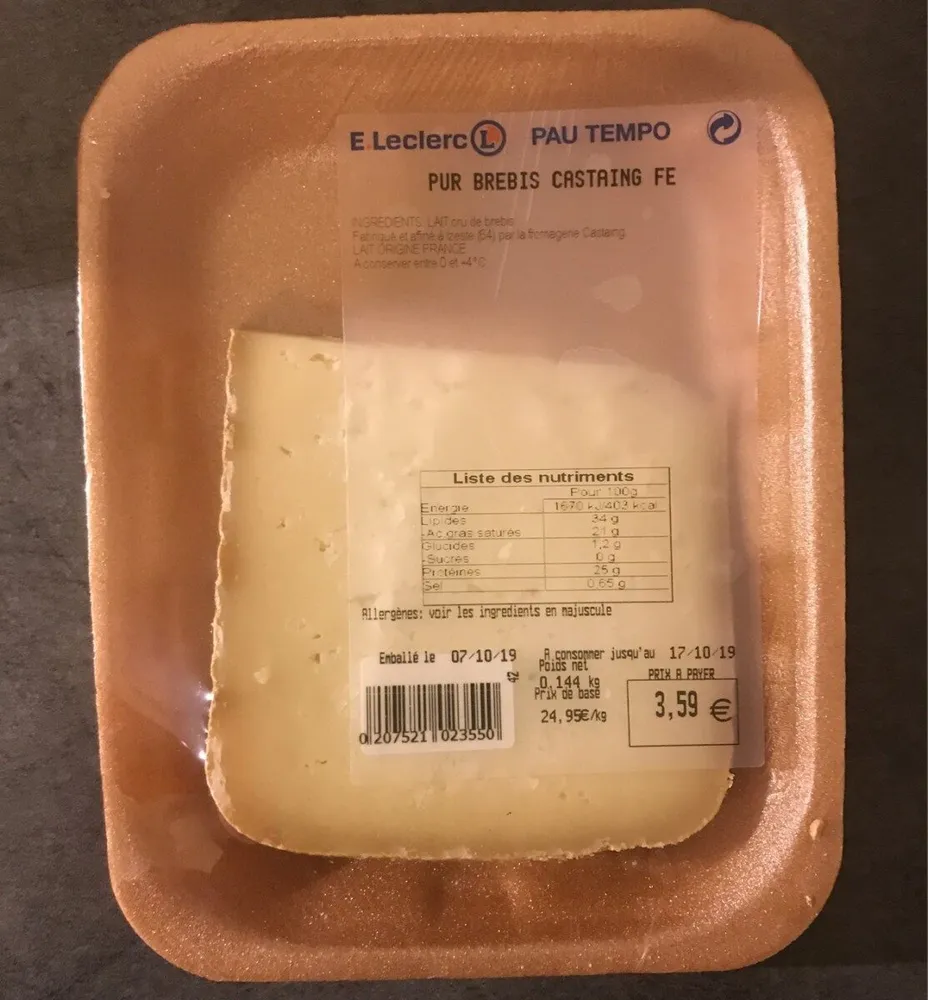 Pur brebis castaing