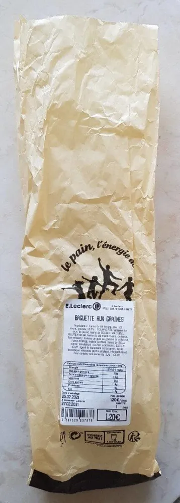 Baguette aux graines
