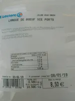 Langue de bœuf sauce porto