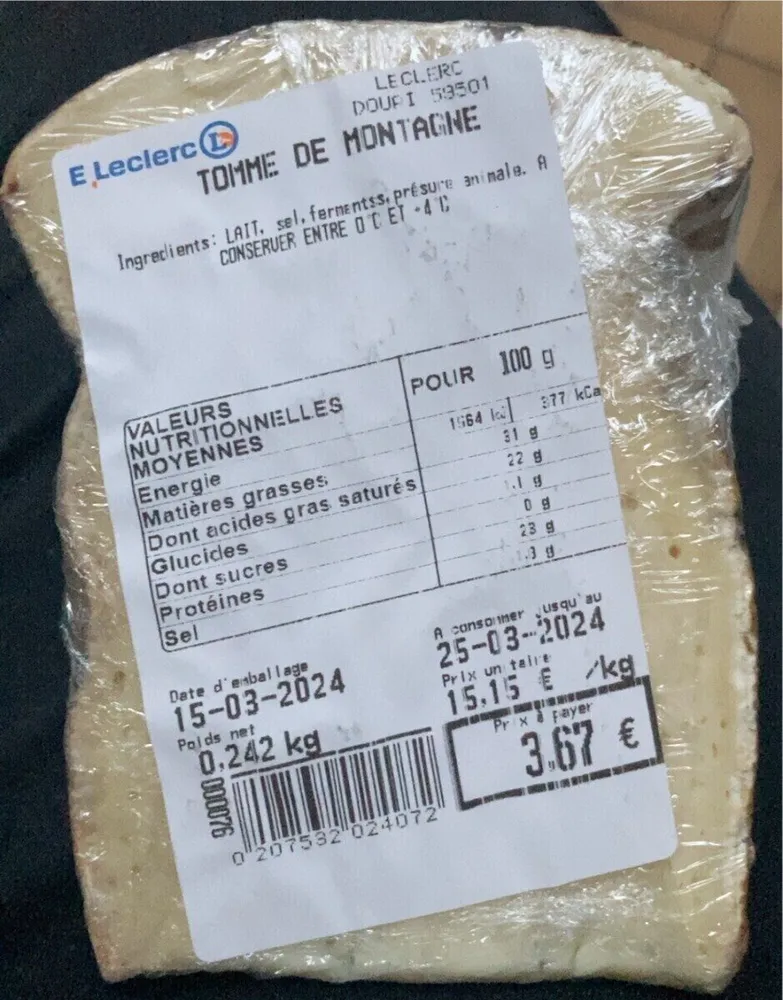 Tomme de montagne