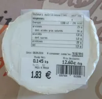 Bûche chèvre blanche
