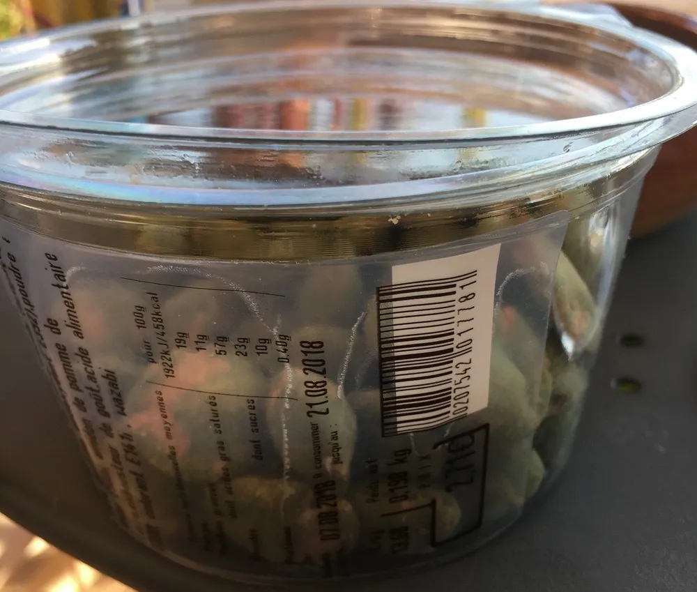 Arachide wasabi vert