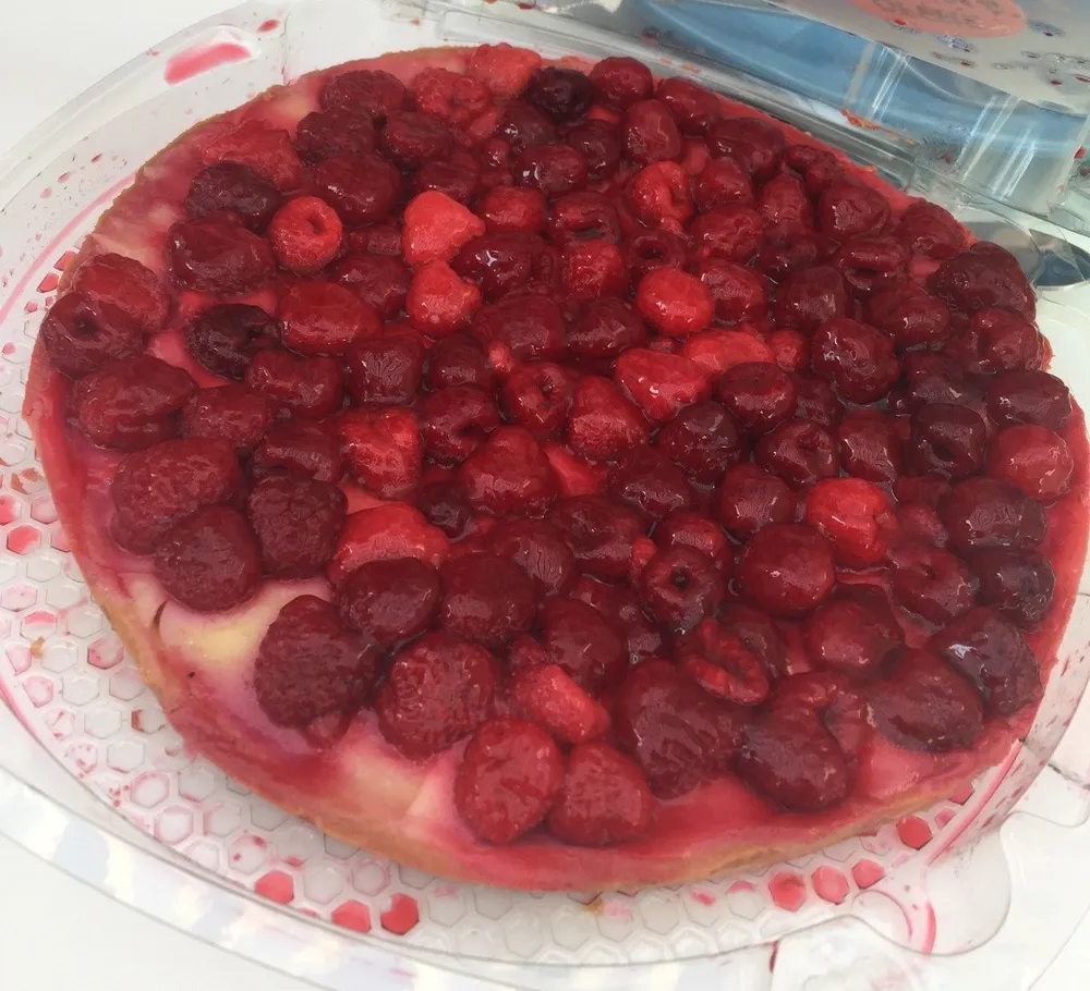 Tarte aux framboises