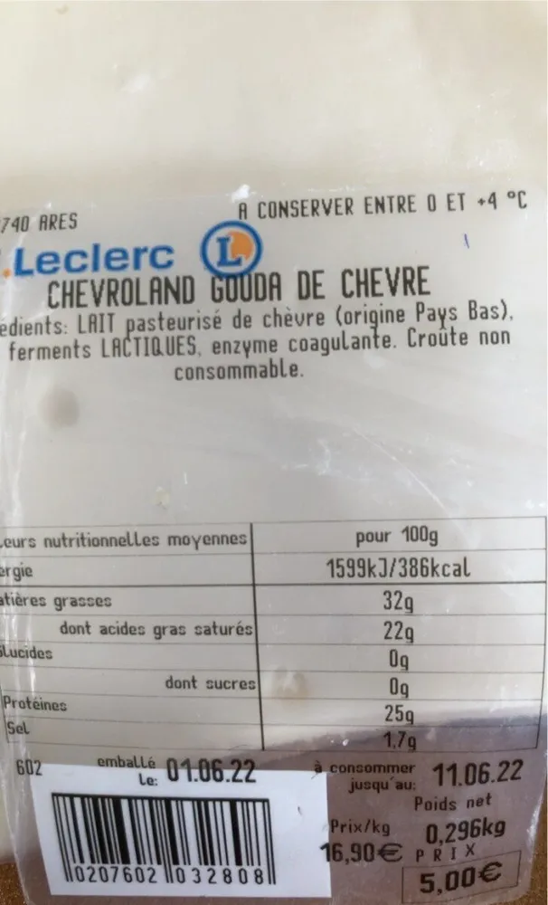 Chevroland gouda de chevre