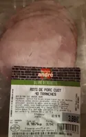 rôti de porc cuit 10 tranches