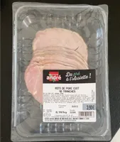 Roti porc cuit