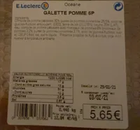 Galette pomme