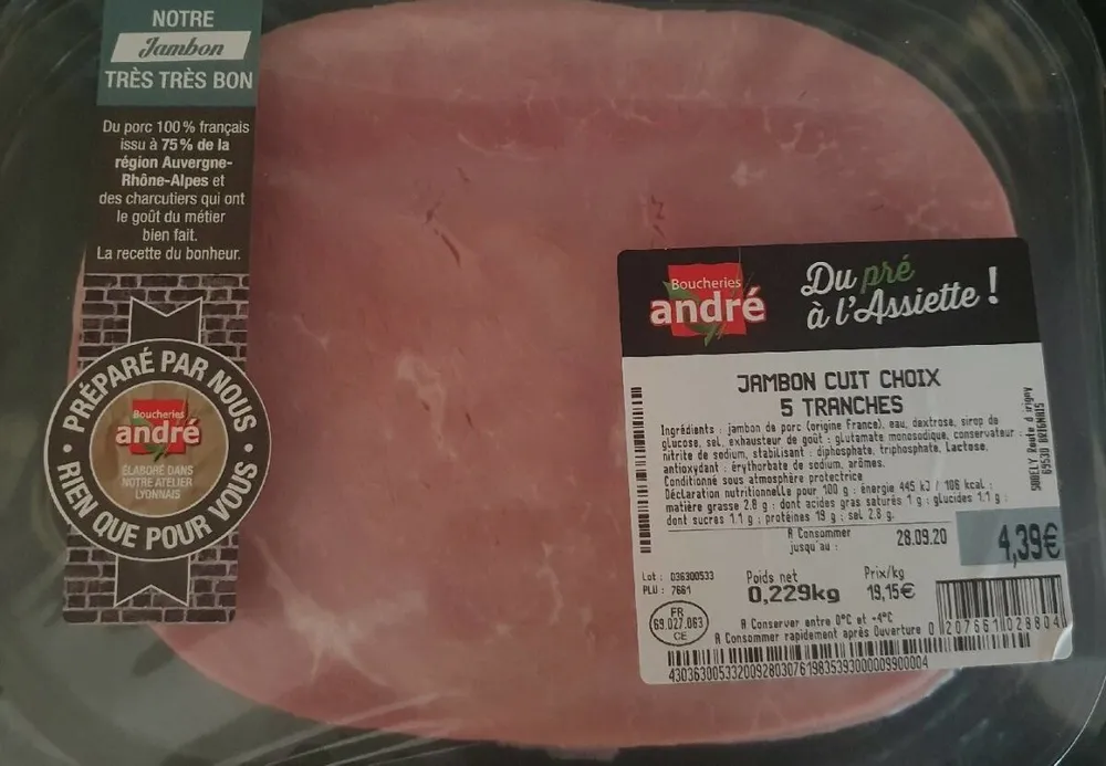 JAMBON CUIT CHOIX
