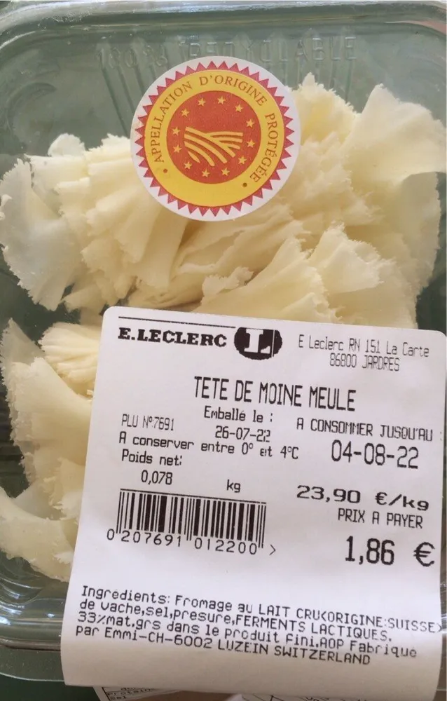 Tete de moine