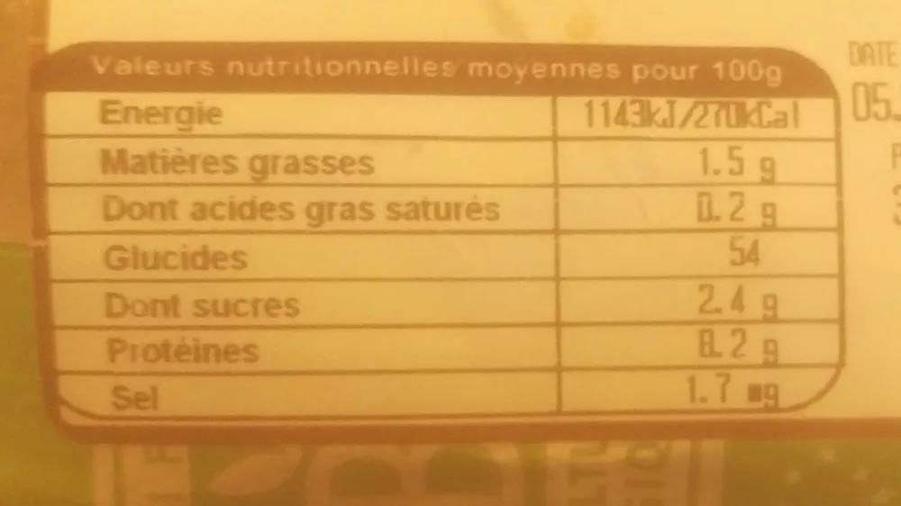 Baguette bio