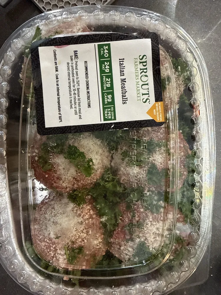 Sprouts Italian Meatballs