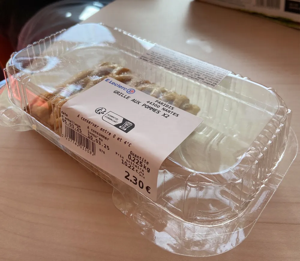 Grillés aux pommes