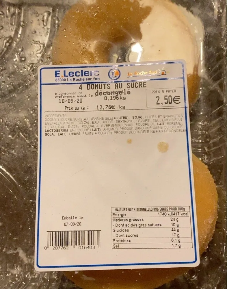 Donuts au sucre