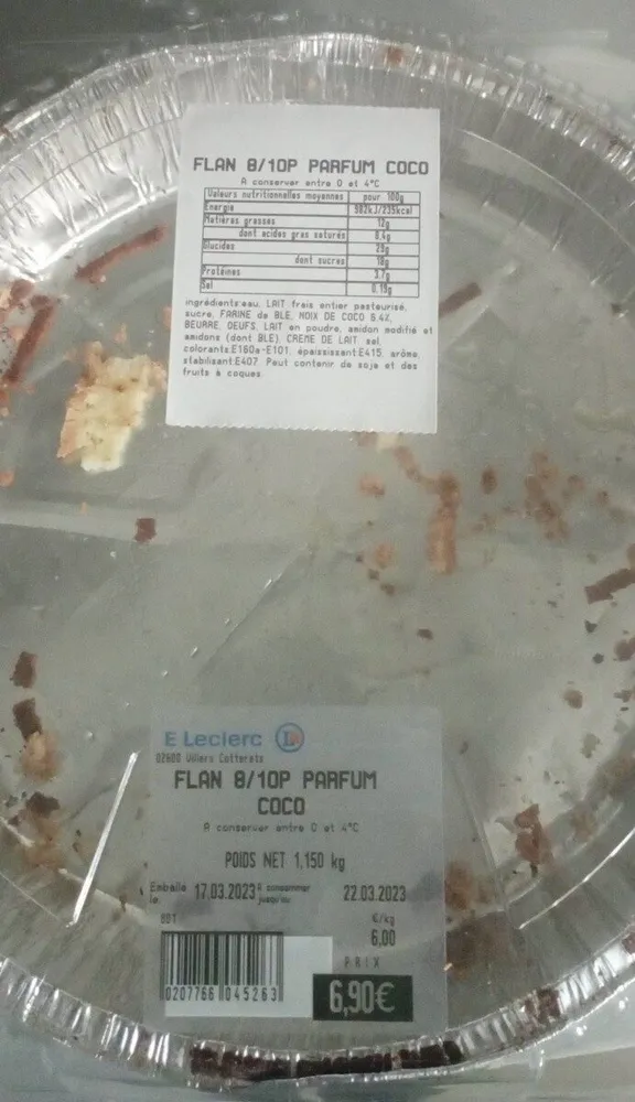 Flan 8/10 parts parfum coco