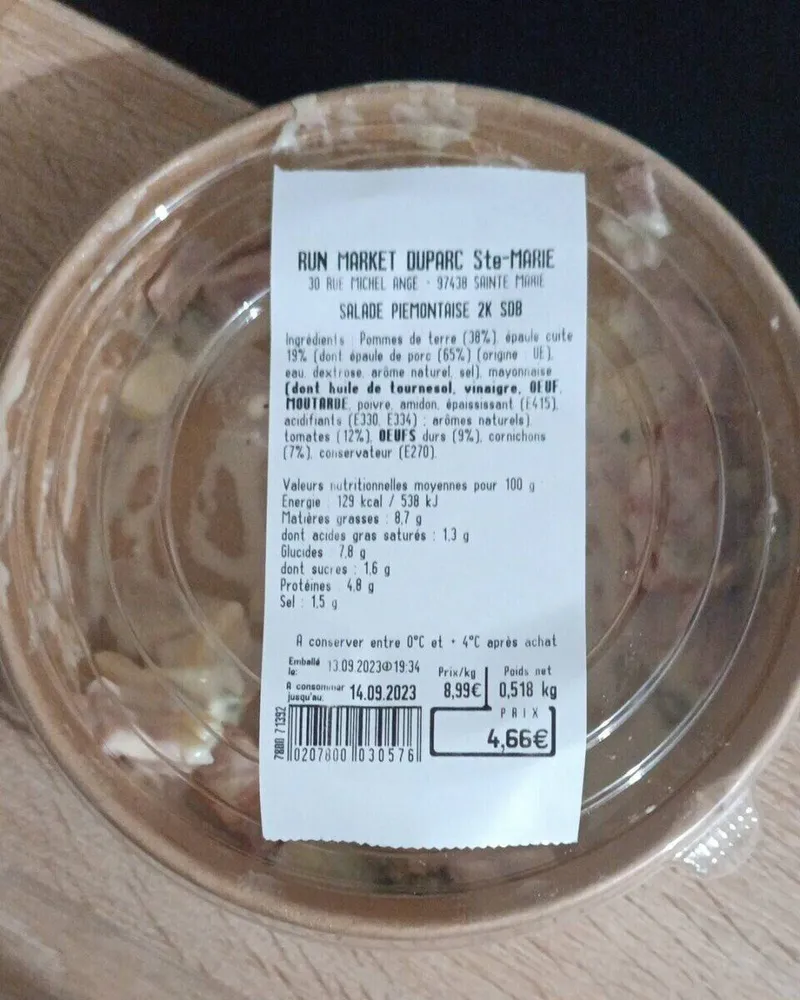 Salade piémontaise 2K Sdb