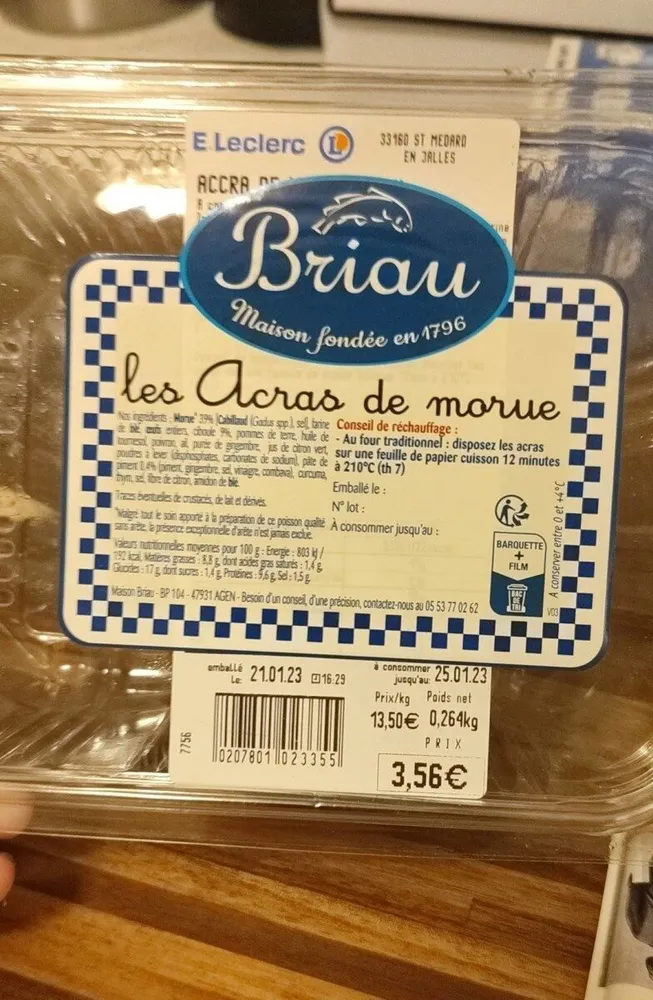 Les acras de morue
