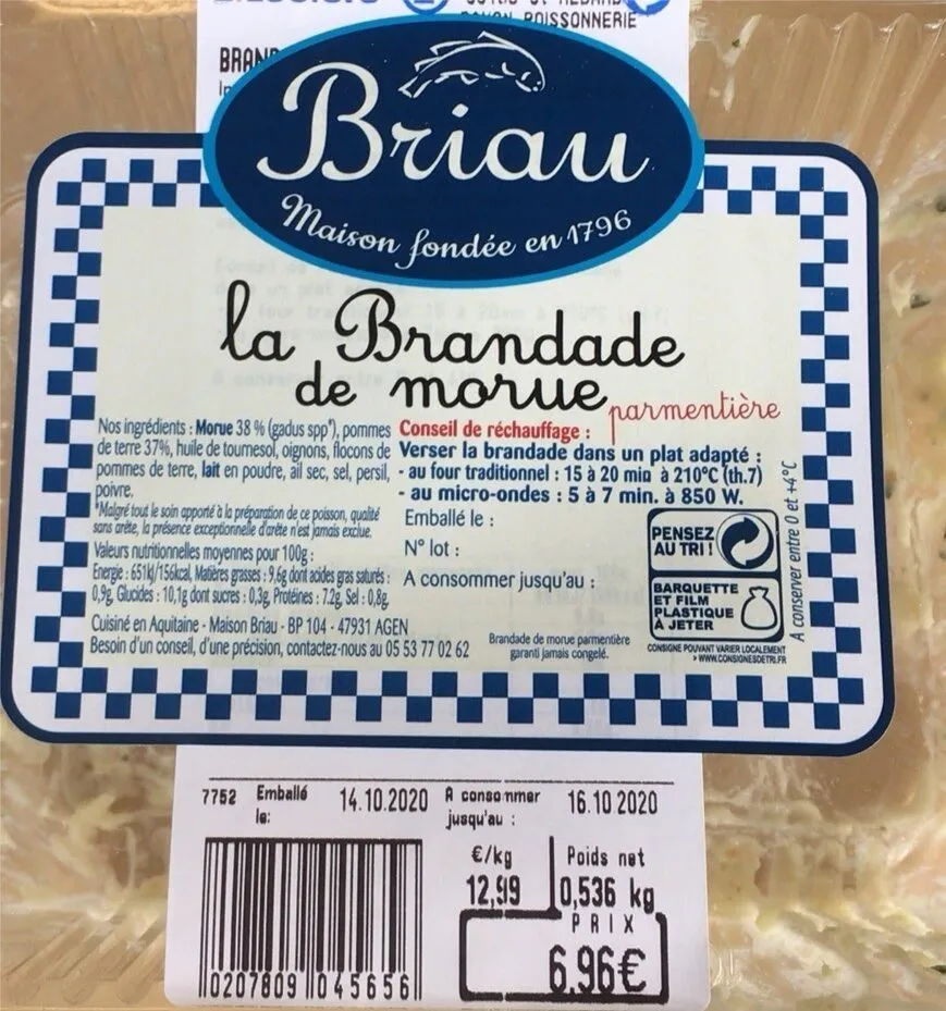 LA BRANDADE DE MORUE