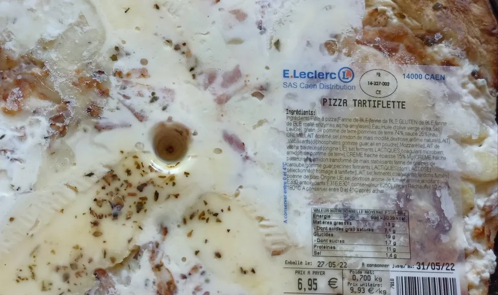 Pizza tartiflette