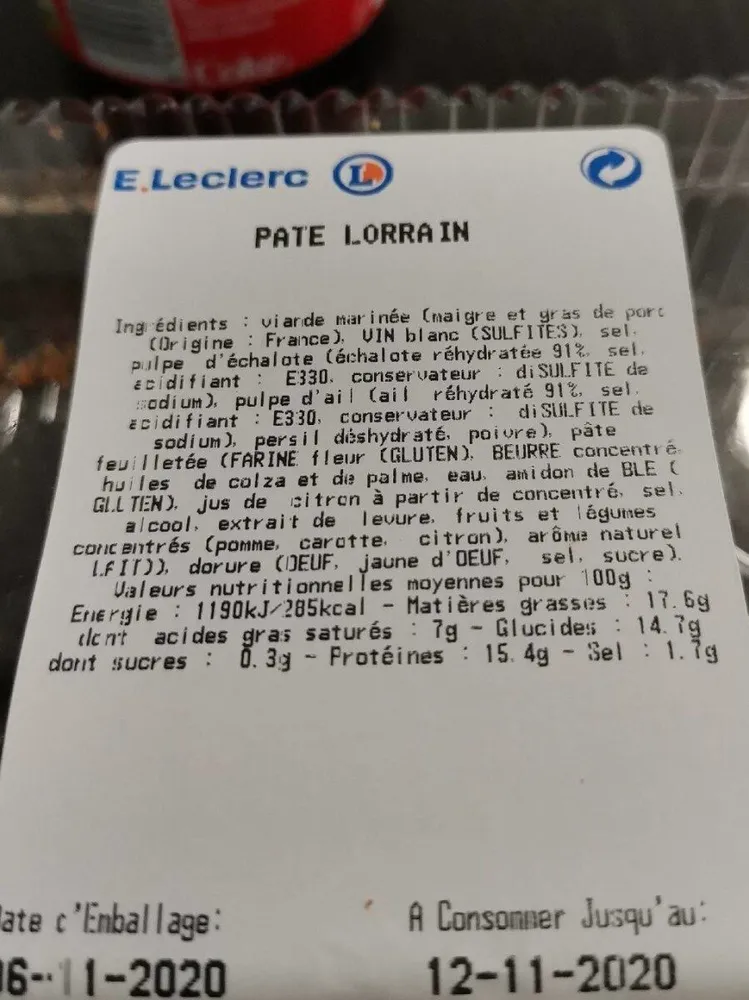 Pate lorrain