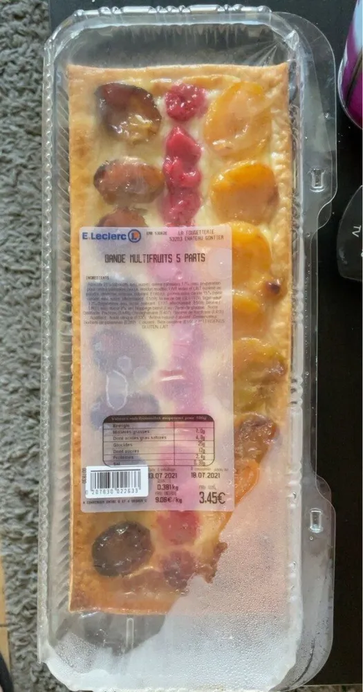Bande multifruits 5 parts