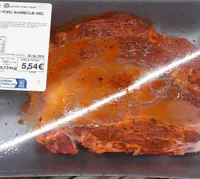 Côte de porc barbecue miel