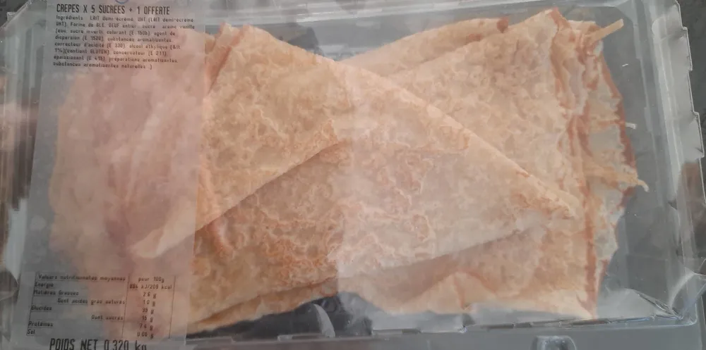 Crêpes sucrées