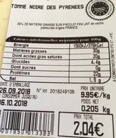 Tomme noire des pyrenees
