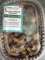 Black Garlic Chicken & Mushroom Saute