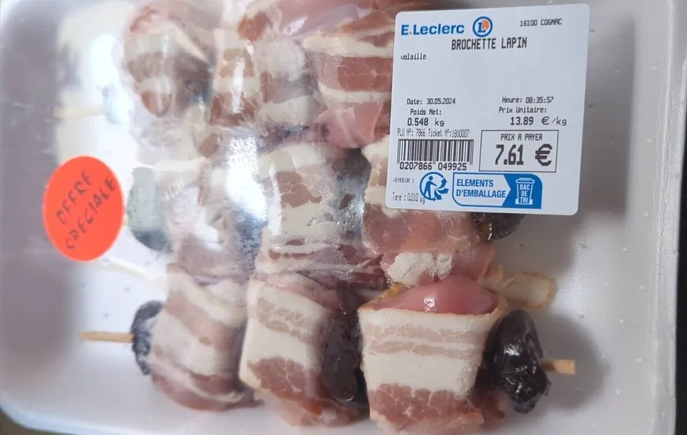Brochettes de lapin